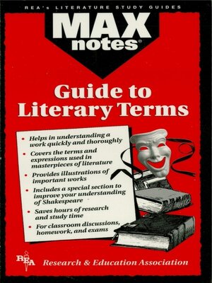 cover image of The Guide to Literary Terms (MAXNotes Literature Guides)